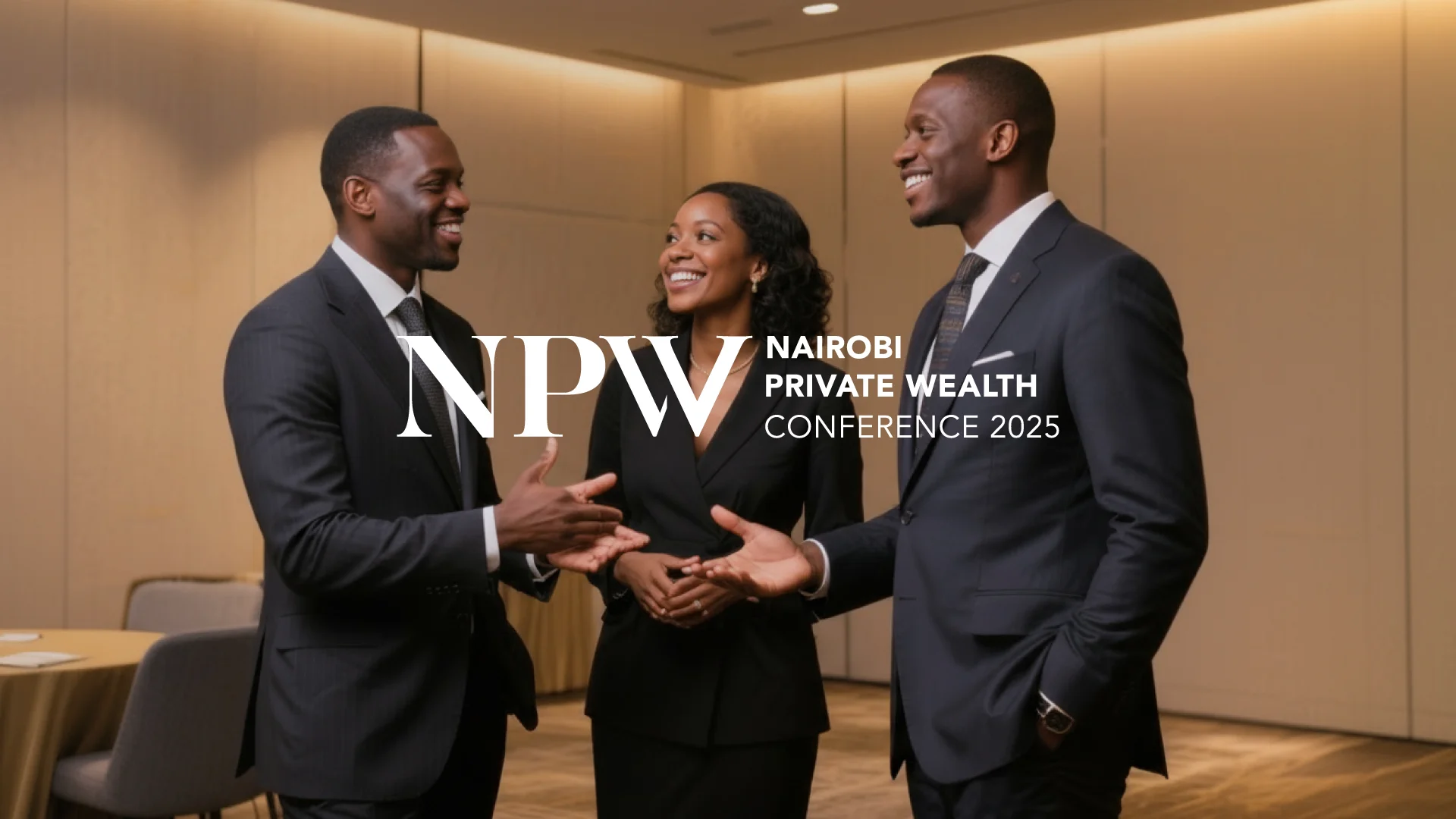 conference branding design Nairobi: Nairobi Private Wealth Conference visual identity and conference website project